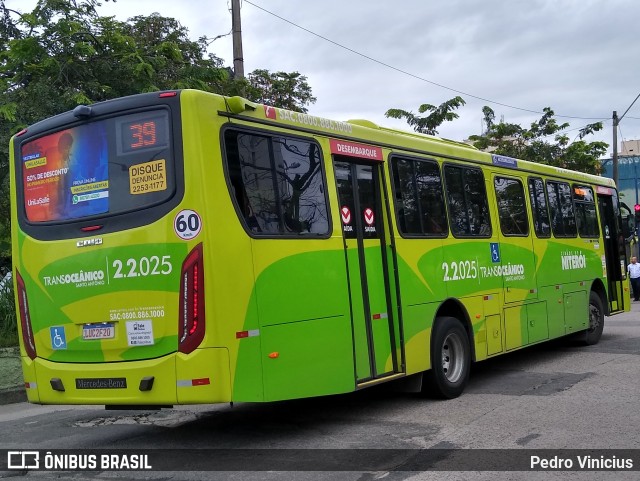 Santo Antônio Transportes Niterói 2.2.025 na cidade de Niterói, Rio de Janeiro, Brasil, por Pedro Vinicius. ID da foto: 8363828.