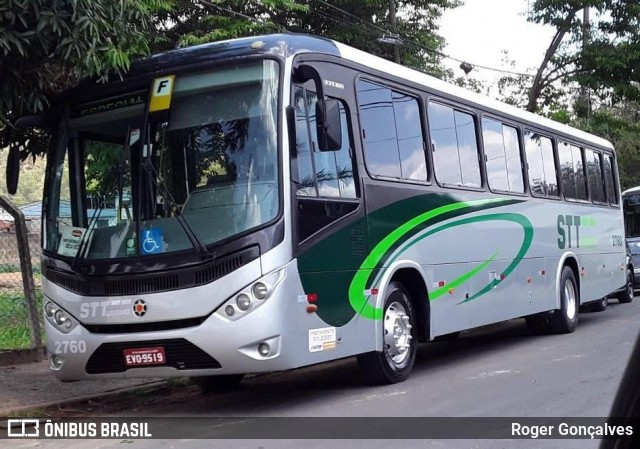 STT - Santa Tereza Transportes e Turismo 2760 na cidade de Amparo, São Paulo, Brasil, por Roger Gonçalves. Número da foto: #8363353.