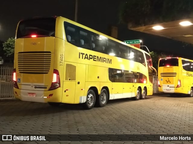 Viação Itapemirim 17405 na cidade de Belo Horizonte, Minas Gerais, Brasil, por Marcelo Horta. Número da foto: #8364098.
