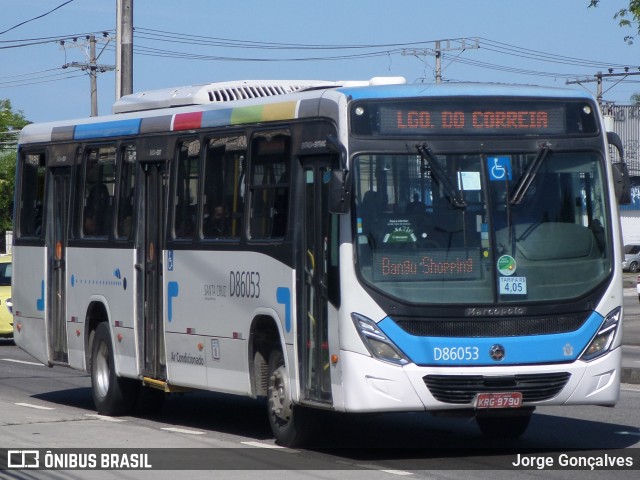 Auto Viação Jabour D86053 na cidade de Rio de Janeiro, Rio de Janeiro, Brasil, por Jorge Gonçalves. ID da foto: 8364016.