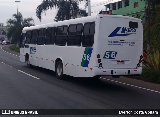 Martinele Transportes 56 na cidade de Cariacica, Espírito Santo, Brasil, por Everton Costa Goltara. Número da foto: #8363092.