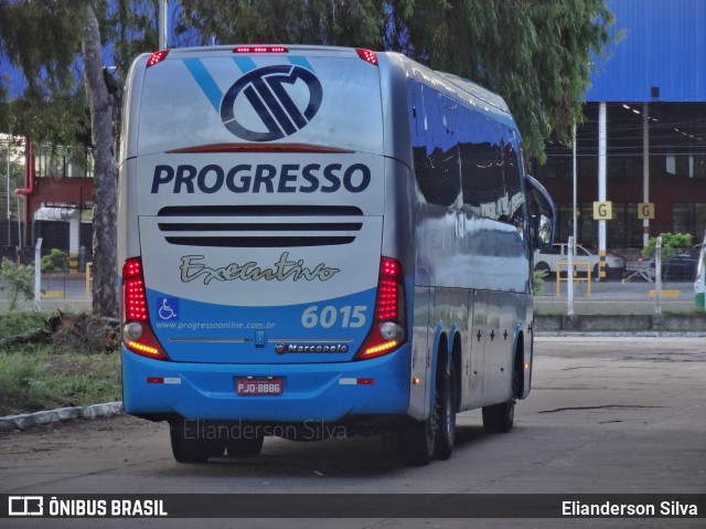 Auto Viação Progresso 6015 na cidade de Natal, Rio Grande do Norte, Brasil, por Elianderson Silva. ID da foto: 8363906.