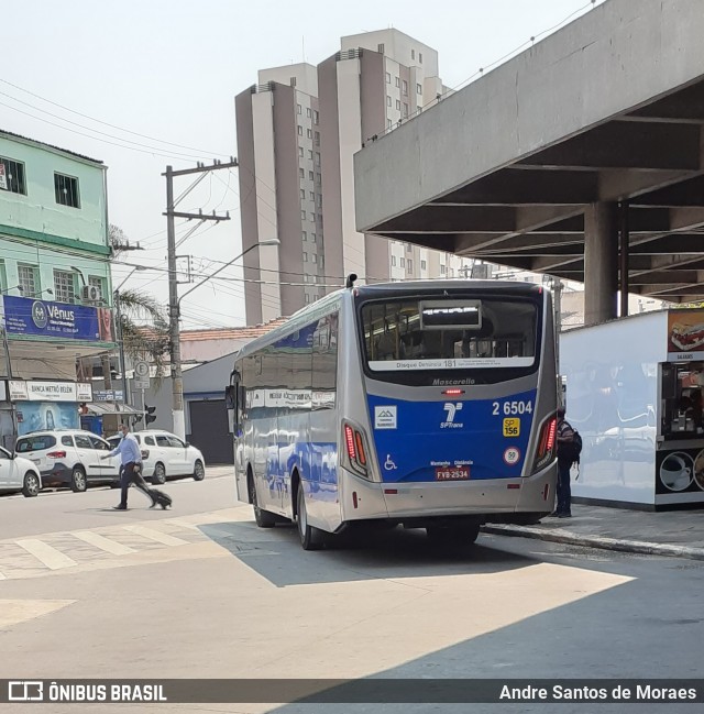 Transcooper > Norte Buss 2 6504 na cidade de São Paulo, São Paulo, Brasil, por Andre Santos de Moraes. Número da foto: #8363636.