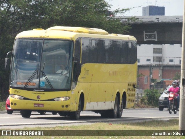 Viação Itapemirim 8709 na cidade de Recife, Pernambuco, Brasil, por Jonathan Silva. Número da foto: #8365527.