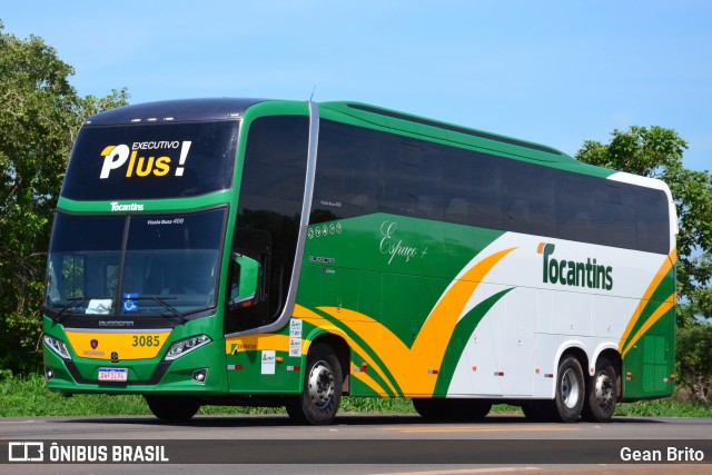 Tocantins Transportes e Turismo 3085 na cidade de Porto Franco, Maranhão, Brasil, por Gean Brito. Número da foto: #8366695.