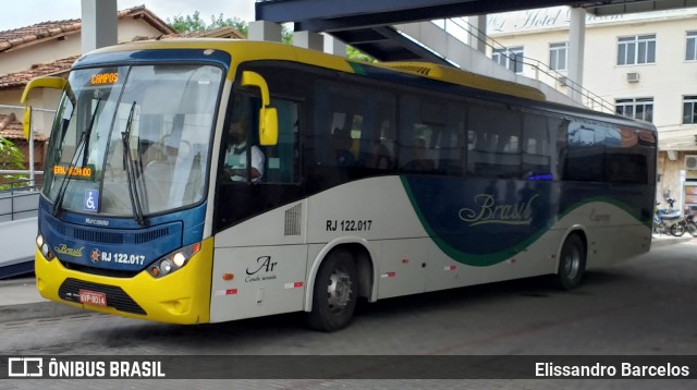 Brasil SA Transporte e Turismo RJ 122.017 na cidade de São Fidélis, Rio de Janeiro, Brasil, por Elissandro Barcelos. Número da foto: #8366054.