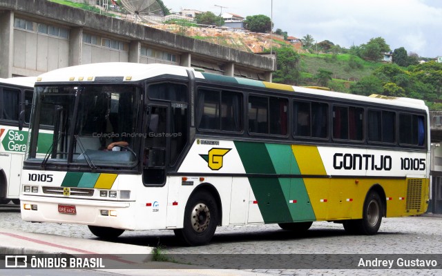 Empresa Gontijo de Transportes 10105 na cidade de Belo Horizonte, Minas Gerais, Brasil, por Andrey Gustavo. ID da foto: 8365588.