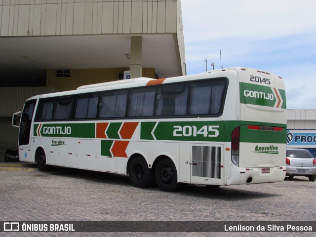 Empresa Gontijo de Transportes 20145 na cidade de Caruaru, Pernambuco, Brasil, por Lenilson da Silva Pessoa. ID da foto: 8367243.