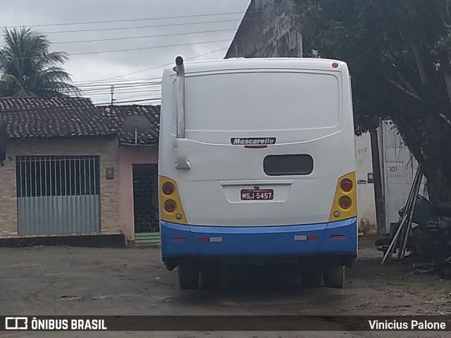 Ônibus Particulares 5457 na cidade de União dos Palmares, Alagoas, Brasil, por Vinicius Palone. ID da foto: 8366933.