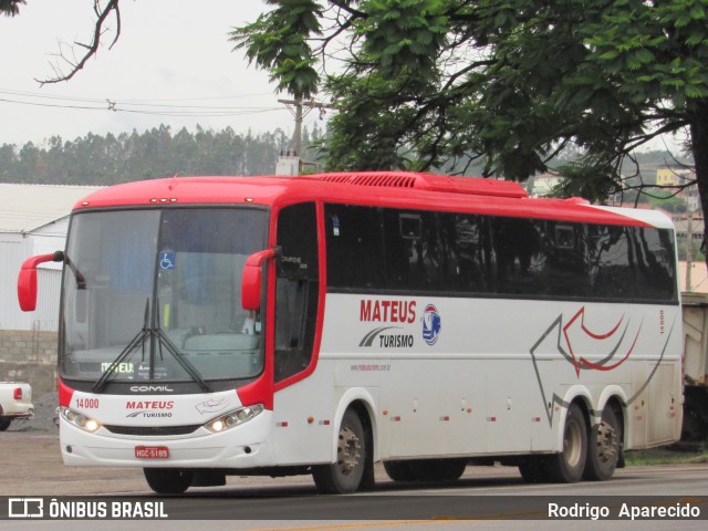 Mateus Turismo 14000 na cidade de Conselheiro Lafaiete, Minas Gerais, Brasil, por Rodrigo  Aparecido. Número da foto: #8366536.