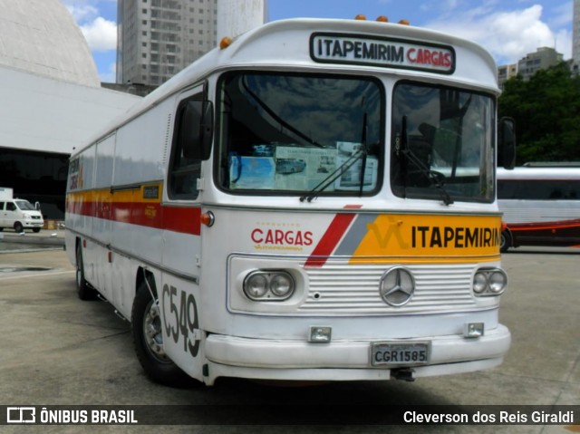 Viação Itapemirim C549 na cidade de São Paulo, São Paulo, Brasil, por Cleverson dos Reis Giraldi. ID da foto: 8366727.