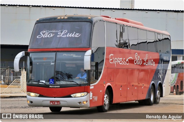 Expresso São Luiz 7390 na cidade de Goiânia, Goiás, Brasil, por Renato de Aguiar. ID da foto: 8367028.