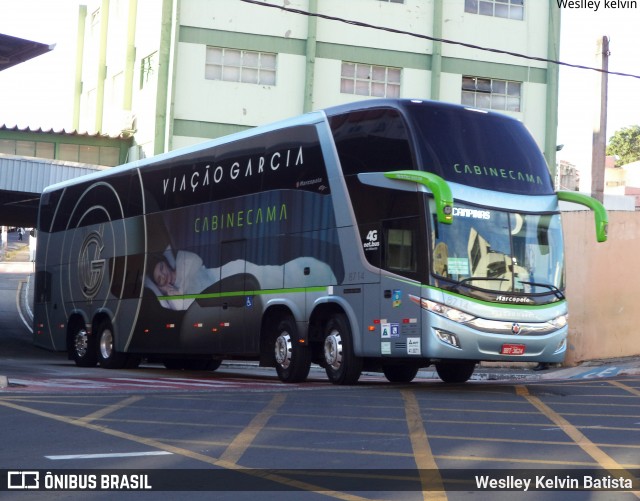 Viação Garcia 8714 na cidade de Sorocaba, São Paulo, Brasil, por Weslley Kelvin Batista. ID da foto: 8366232.