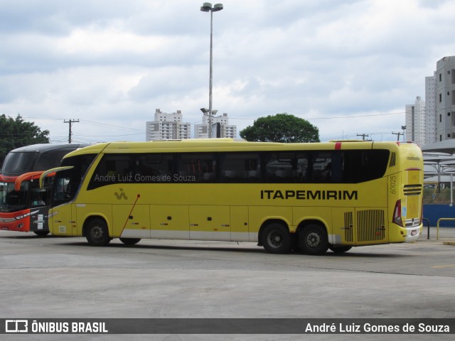 Viação Itapemirim 60025 na cidade de Goiânia, Goiás, Brasil, por André Luiz Gomes de Souza. Número da foto: #8366929.
