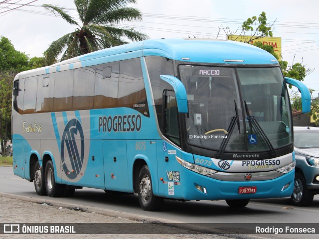 Auto Viação Progresso 6075 na cidade de Maceió, Alagoas, Brasil, por Rodrigo Fonseca. ID da foto: 8367296.