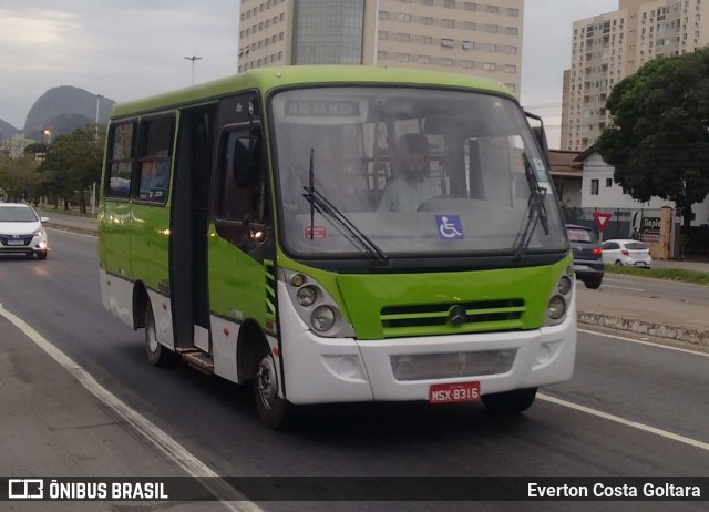 Viação Grande Vitória MSX8316 na cidade de Cariacica, Espírito Santo, Brasil, por Everton Costa Goltara. ID da foto: 8365777.