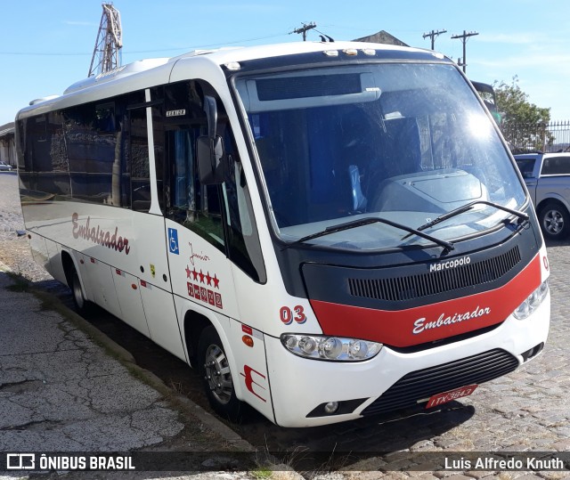 Expresso Embaixador 03 na cidade de Rio Grande, Rio Grande do Sul, Brasil, por Luis Alfredo Knuth. Número da foto: #8366538.