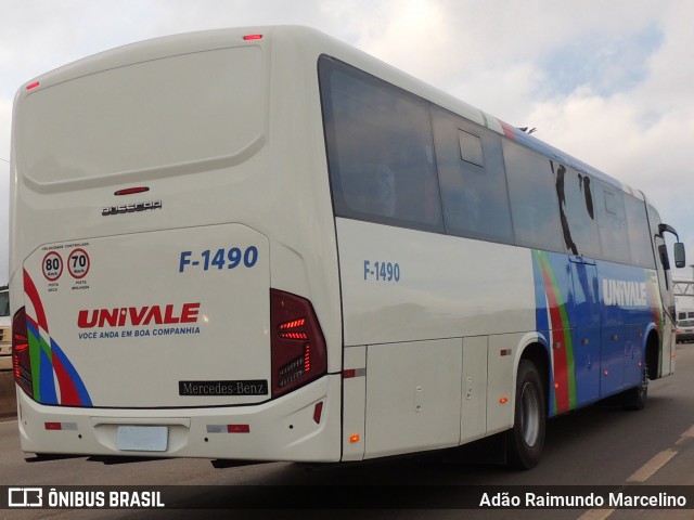 Univale Transportes F-1490 na cidade de Belo Horizonte, Minas Gerais, Brasil, por Adão Raimundo Marcelino. ID da foto: 8367413.