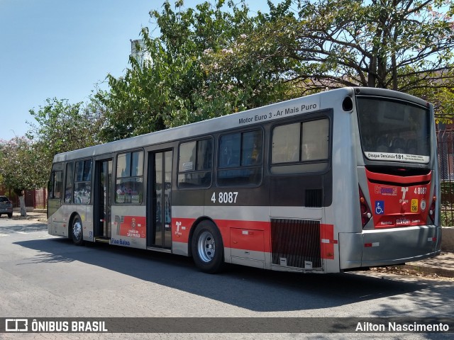 Express Transportes Urbanos Ltda 4 8087 na cidade de São Paulo, São Paulo, Brasil, por Ailton Nascimento. Número da foto: #8367049.