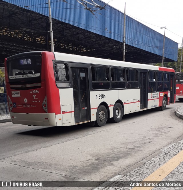 Express Transportes Urbanos Ltda 4 8984 na cidade de São Paulo, São Paulo, Brasil, por Andre Santos de Moraes. Número da foto: #8367952.