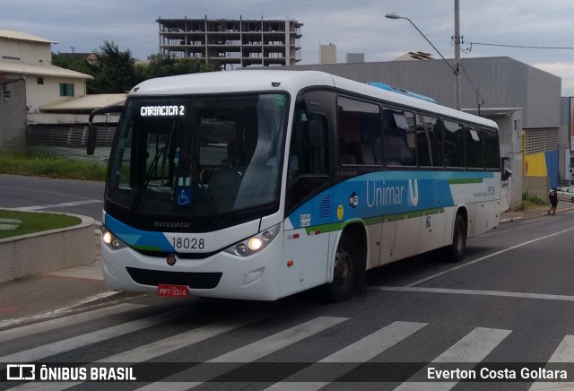 Unimar Transportes 18028 na cidade de Cariacica, Espírito Santo, Brasil, por Everton Costa Goltara. ID da foto: 8369560.