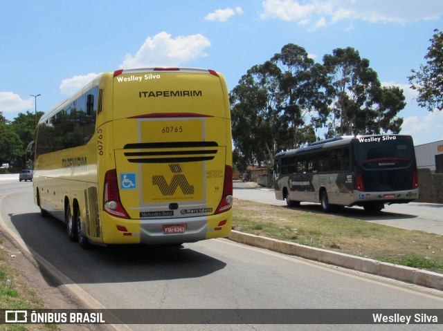 Viação Itapemirim 60765 na cidade de Belo Horizonte, Minas Gerais, Brasil, por Weslley Silva. Número da foto: #8368326.