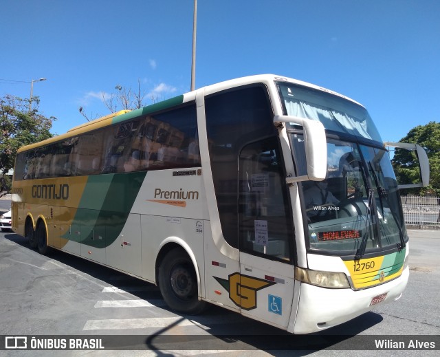 Empresa Gontijo de Transportes 12760 na cidade de Belo Horizonte, Minas Gerais, Brasil, por Wilian Alves. ID da foto: 8369637.