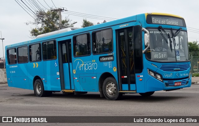 Viação Nossa Senhora do Amparo RJ 186.065 na cidade de Niterói, Rio de Janeiro, Brasil, por Luiz Eduardo Lopes da Silva. Número da foto: #8367487.