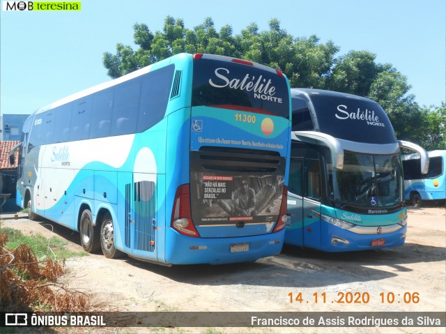 Expresso Satélite Norte 11300 na cidade de Teresina, Piauí, Brasil, por Francisco de Assis Rodrigues da Silva. ID da foto: 8371942.