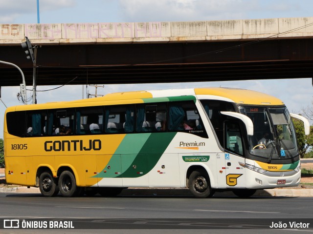 Empresa Gontijo de Transportes 18105 na cidade de Teresina, Piauí, Brasil, por João Victor. Número da foto: #8371869.