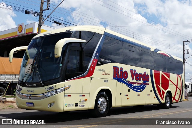 Rio Verde Transportadora Turística 16000 na cidade de Assis, São Paulo, Brasil, por Francisco Ivano. ID da foto: 8372097.