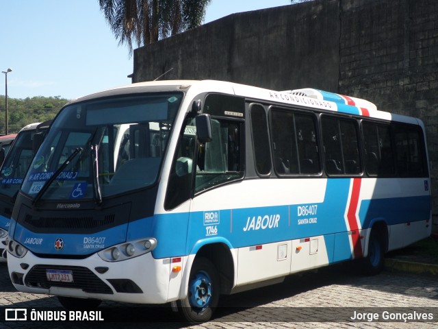 Auto Viação Jabour D86407 na cidade de Rio de Janeiro, Rio de Janeiro, Brasil, por Jorge Gonçalves. Número da foto: #8370055.