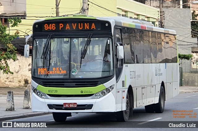 Viação Pavunense B32720 na cidade de Rio de Janeiro, Rio de Janeiro, Brasil, por Claudio Luiz. Número da foto: #8371878.