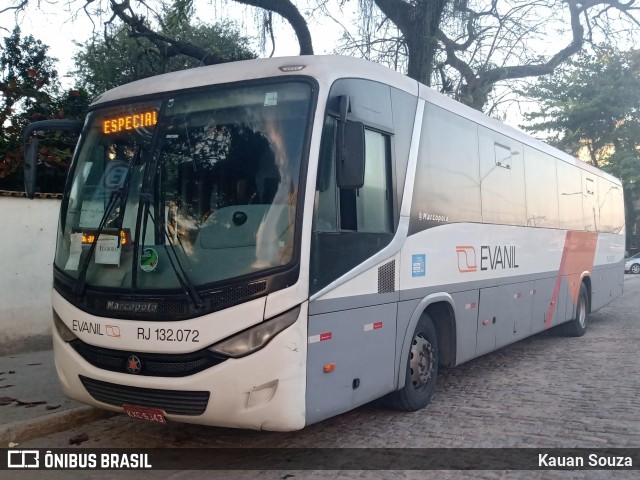 Evanil Transportes e Turismo RJ 132.072 na cidade de Itaboraí, Rio de Janeiro, Brasil, por Kauan Souza. ID da foto: 8370366.