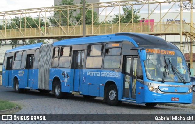 VCG - Viação Campos Gerais 1349 na cidade de Ponta Grossa, Paraná, Brasil, por Gabriel Michalski. Número da foto: #8374624.