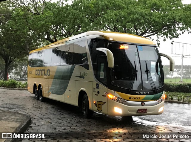 Empresa Gontijo de Transportes 16520 na cidade de Vitória, Espírito Santo, Brasil, por Marcio Jesus Peixoto. ID da foto: 8375693.