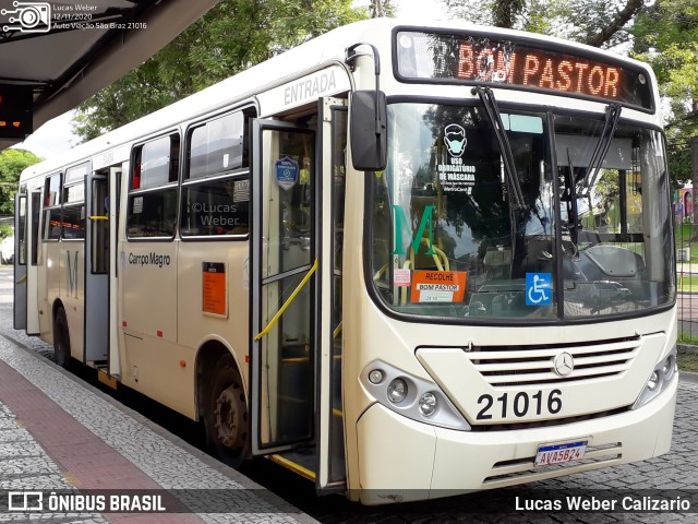 Auto Viação São Braz 21016 na cidade de Curitiba, Paraná, Brasil, por Lucas Weber Calizario. Número da foto: #8373979.