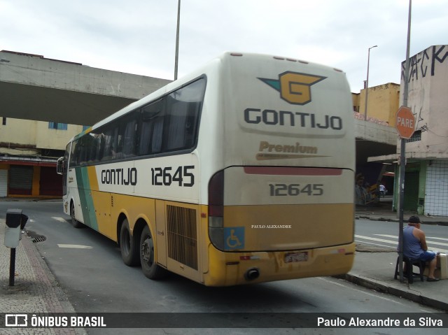 Empresa Gontijo de Transportes 12645 na cidade de Belo Horizonte, Minas Gerais, Brasil, por Paulo Alexandre da Silva. ID da foto: 8374564.