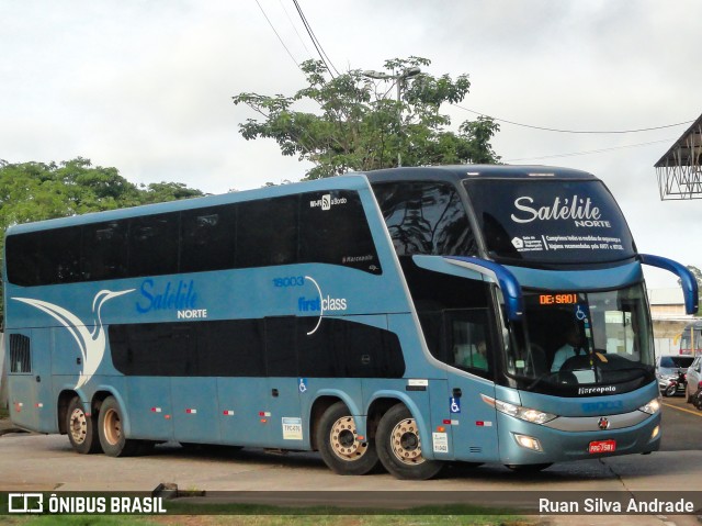 Expresso Satélite Norte 18003 na cidade de Imperatriz, Maranhão, Brasil, por Ruan Silva Andrade. ID da foto: 8375990.