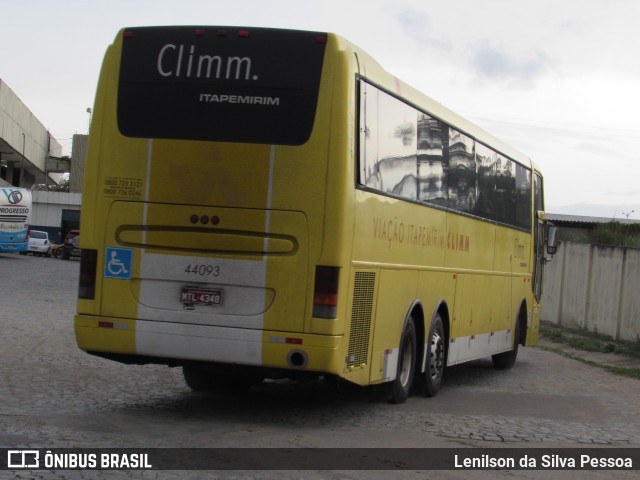 Viação Itapemirim 44093 na cidade de Caruaru, Pernambuco, Brasil, por Lenilson da Silva Pessoa. Número da foto: #8378365.
