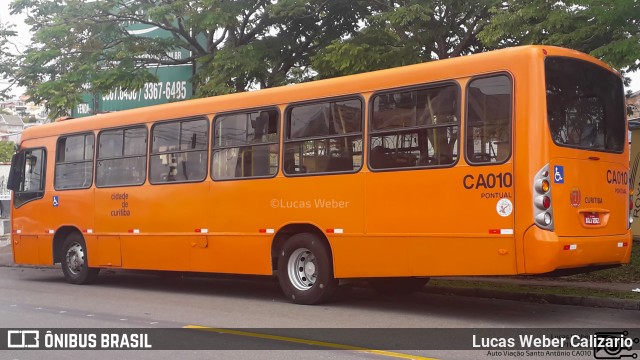 Auto Viação Santo Antônio CA010 na cidade de Curitiba, Paraná, Brasil, por Lucas Weber Calizario. ID da foto: 8375874.