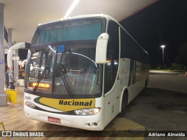 Viação Nacional 14240 na cidade de João Monlevade, Minas Gerais, Brasil, por Adriano  Almeida. ID da foto: 8377882.