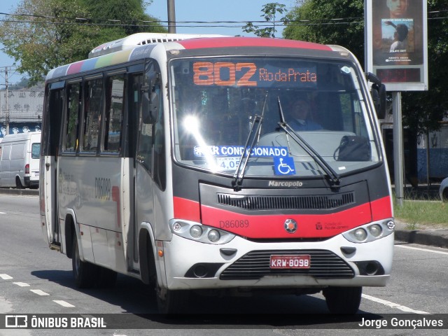 Auto Viação Jabour D86089 na cidade de Rio de Janeiro, Rio de Janeiro, Brasil, por Jorge Gonçalves. Número da foto: #8376207.