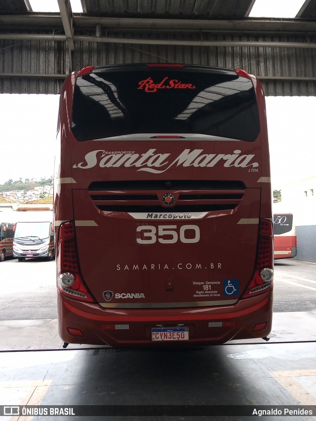 Santa Maria Fretamento e Turismo > Transportes Santa Maria(SP) 350 na cidade de São Bernardo do Campo, São Paulo, Brasil, por Agnaldo Penides. Número da foto: #8377458.