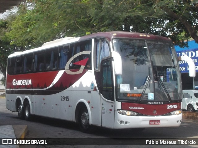Expresso Gardenia 2915 na cidade de Três Corações, Minas Gerais, Brasil, por Fábio Mateus Tibúrcio. Número da foto: #8376080.
