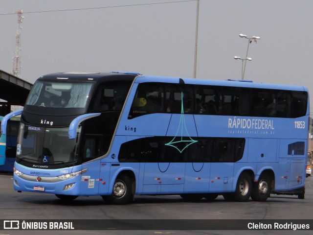 Rápido Federal 11853 na cidade de Taguatinga, Distrito Federal, Brasil, por Cleiton Rodrigues. ID da foto: 8376679.