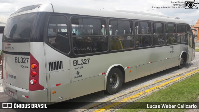 Transporte Coletivo Glória BL327 na cidade de Curitiba, Paraná, Brasil, por Lucas Weber Calizario. Número da foto: #8375864.