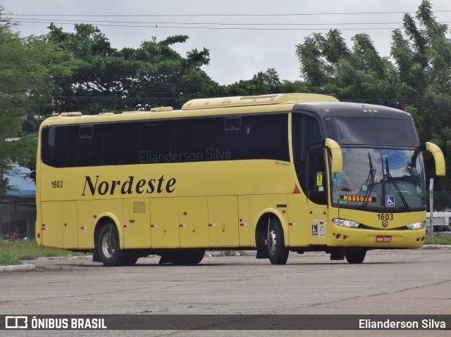 Viação Nordeste 1603 na cidade de Natal, Rio Grande do Norte, Brasil, por Elianderson Silva. Número da foto: #8378554.