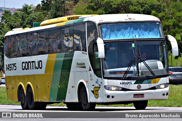 Empresa Gontijo de Transportes 14975 na cidade de Atibaia, São Paulo, Brasil, por Bruno Aparecido Machado. Número da foto: #8377309.