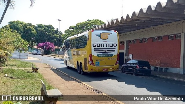 Empresa Gontijo de Transportes 19445 na cidade de Araxá, Minas Gerais, Brasil, por Paulo Vitor De Azevedo. Número da foto: #8380398.
